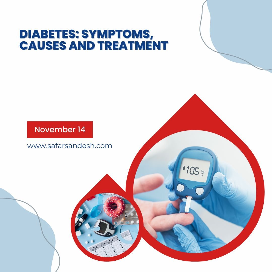 Diabetes: Symptoms, Causes and Treatment