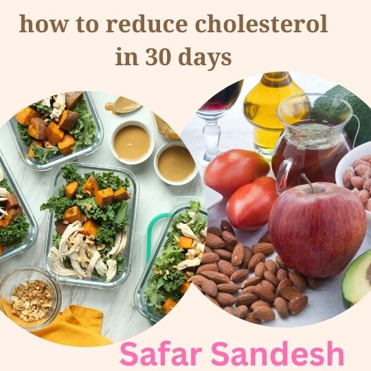how to reduce cholesterol in 30 days